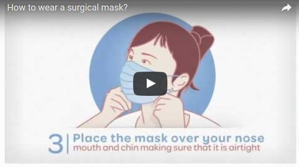 How to wear a surgical mask?