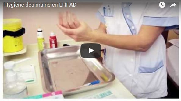 Hygiene des mains en EHPAD