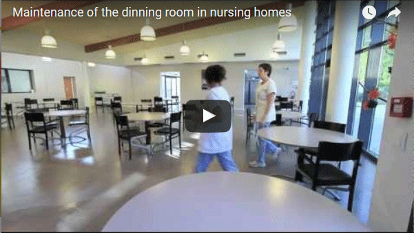 Maintenance of the dinning room in nursing homes