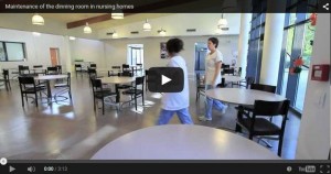 Maintenance of the dinning room in nursing homes
